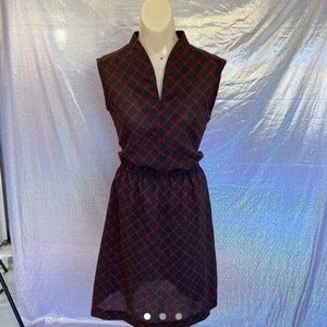 Vintage 1980’s Does 1950’s Plaid Dress